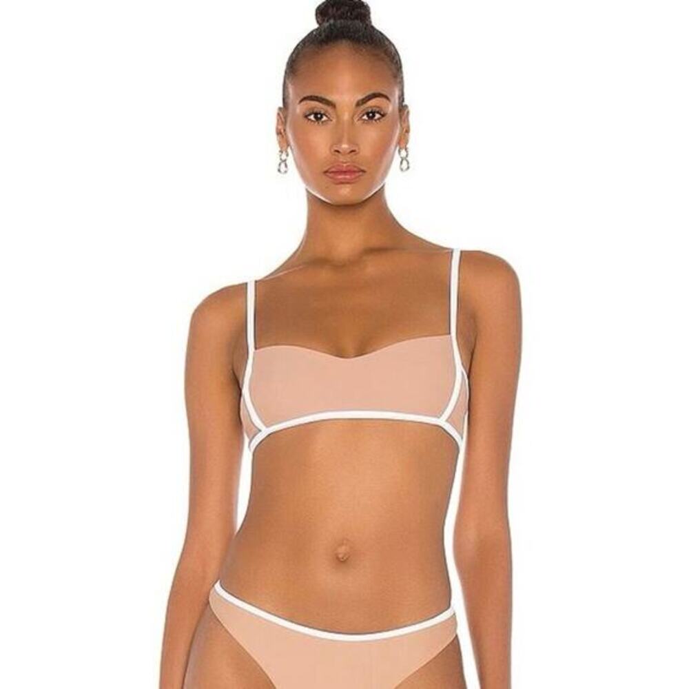 House of Harlow 1960 x REVOLVE Bexley Top in Nude & White Medium
